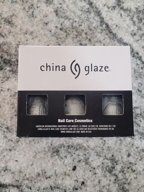 Silver Nail Care Cosmetics Set - 3-Pack